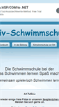 Mobile Screenshot of kreativ-schwimmschule.de